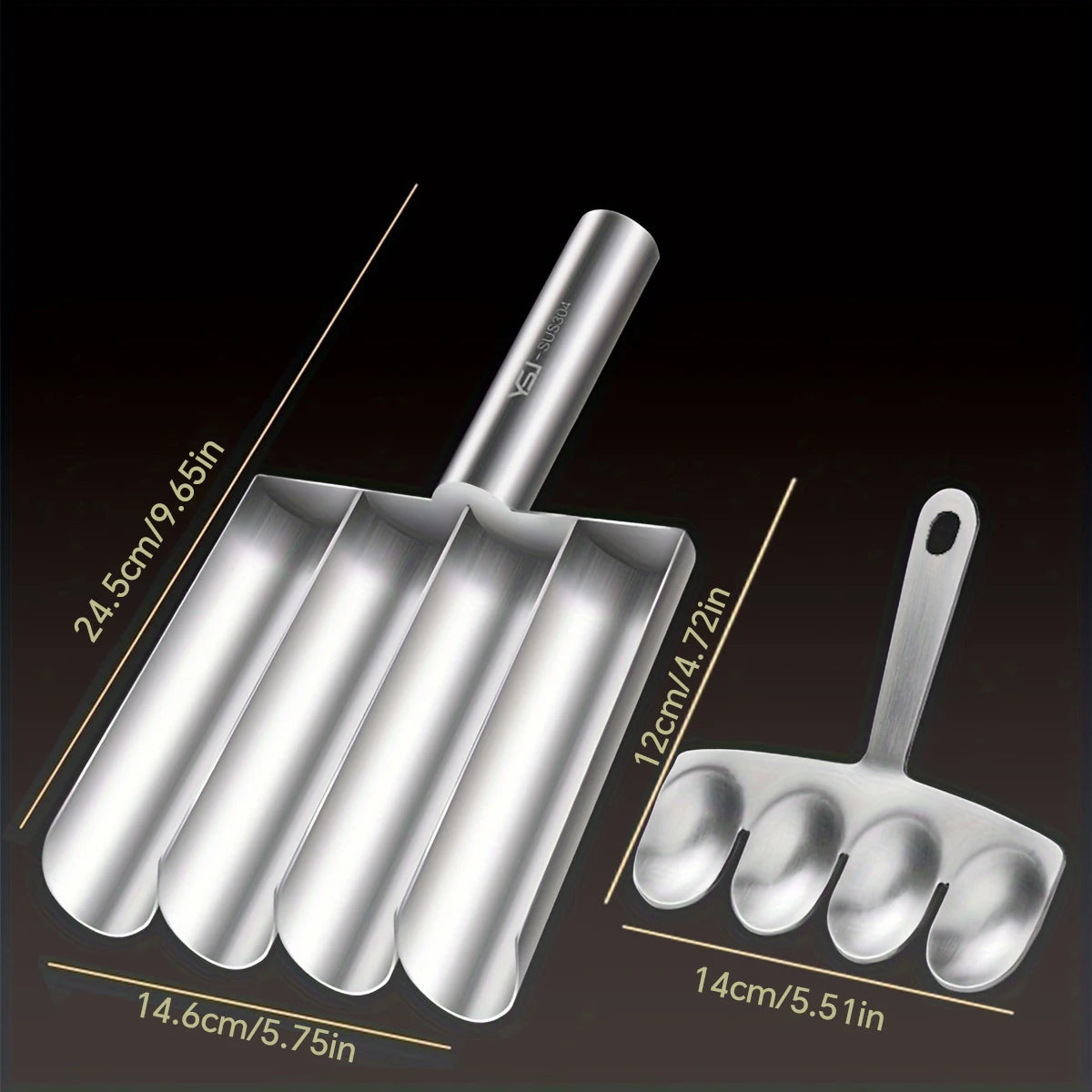 "EasyRoll Meatball Maker – Non-Stick Manual Spoon Set for Perfect Meatballs"