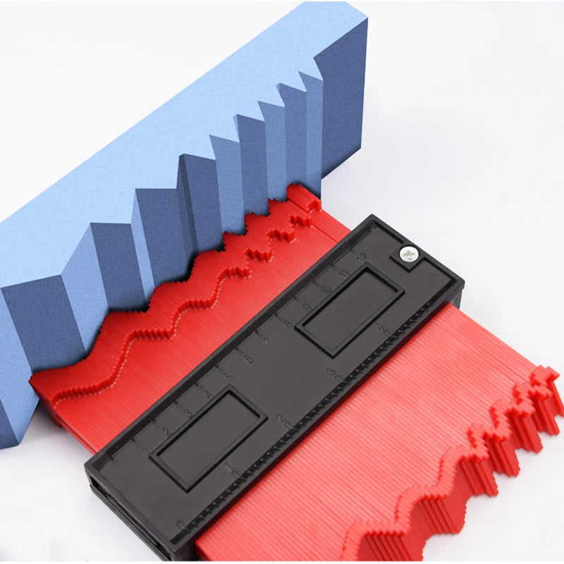 Profile Contour Gauge Measuring Tool for Woodworking, Tiling, and Construction