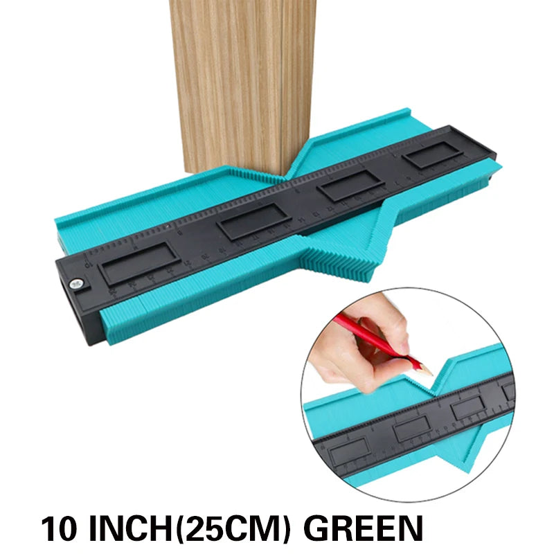 Profile Contour Gauge Measuring Tool for Woodworking, Tiling, and Construction