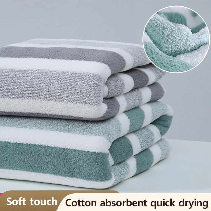 Thick and Soft Absorbent Bath Towel for Home and Facial Care