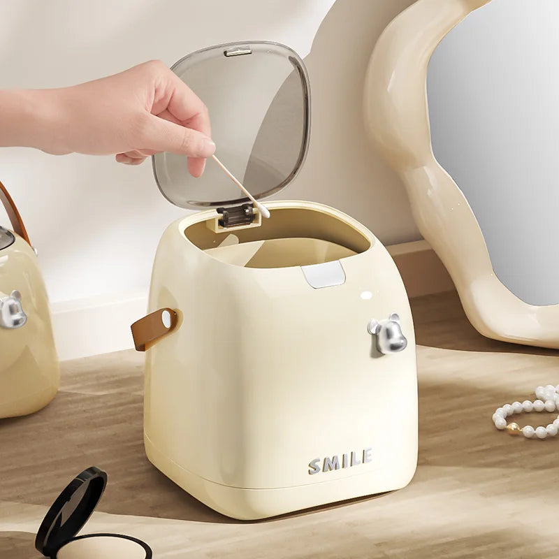 Beishan Luxe 2L Compact Desktop Trash Bin
