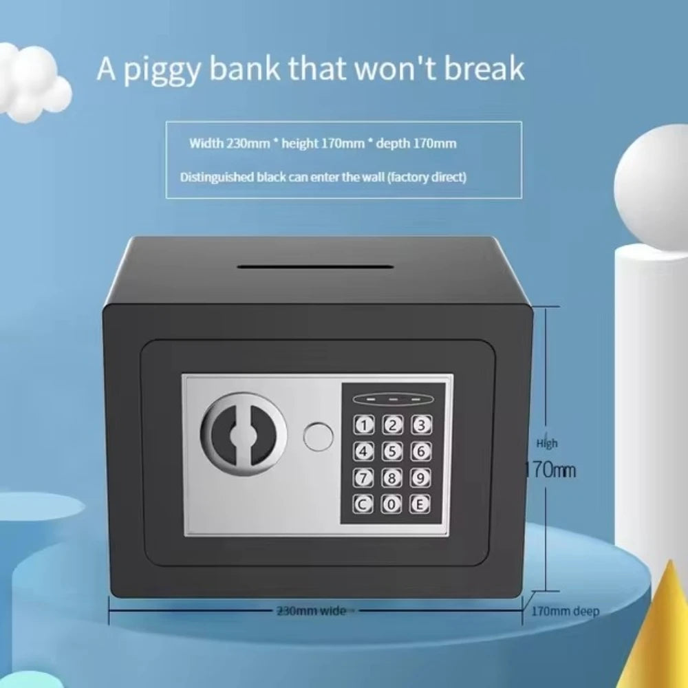 Digital Fireproof Safe Box with Electronic Lock – Secure Storage for Cash and Valuables