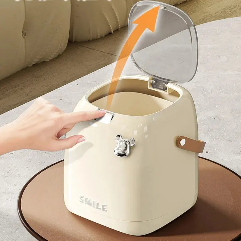 Beishan Luxe 2L Compact Desktop Trash Bin