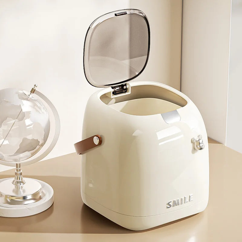 Beishan Luxe 2L Compact Desktop Trash Bin