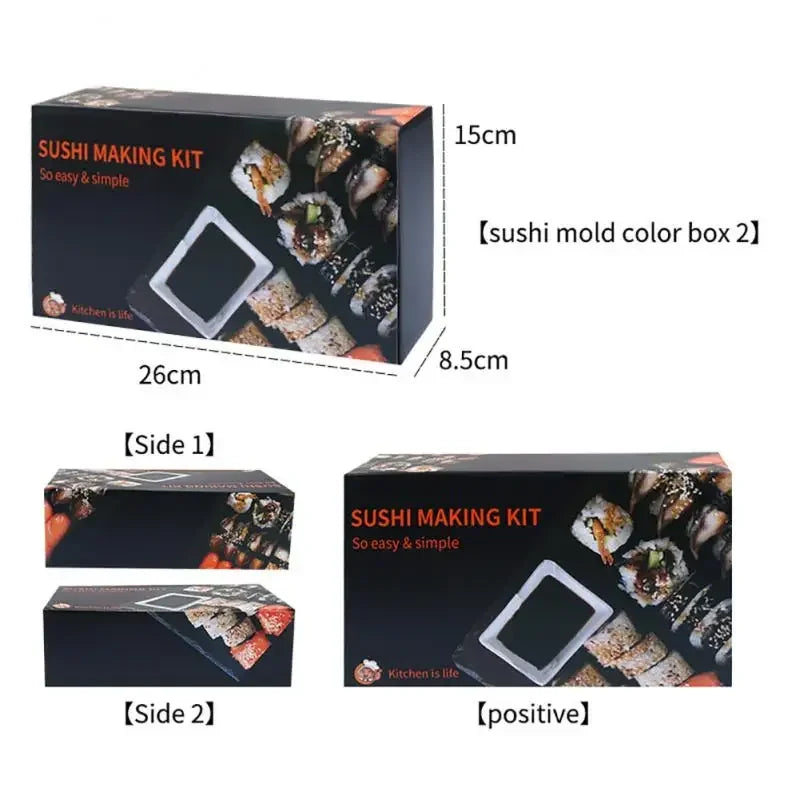 Sushi Making Kit - Multifunctional Mold for Rice Balls, Rolls, and Cakes