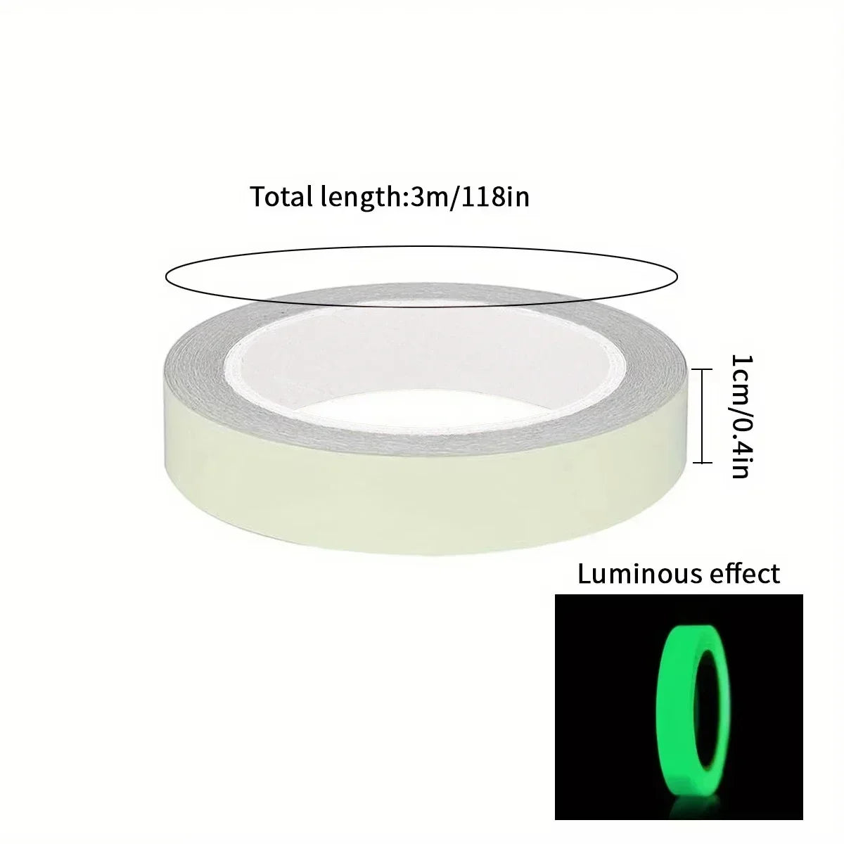 Luminous Glow-in-the-Dark Tape – Self-Adhesive Safety Sticker