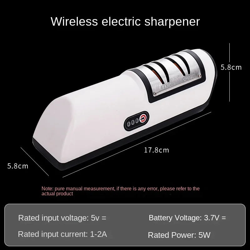 Electric Knife Sharpener – Multifunctional Automatic 4-Gear Professional Kitchen Knife Sharpener