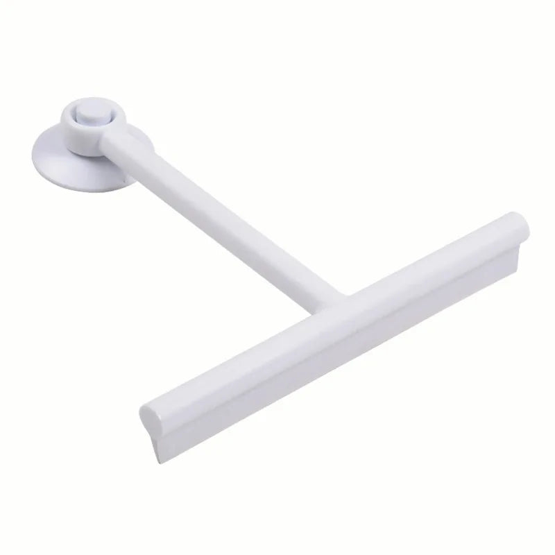Household Glass Wiper with Silicone Blade – Bathroom, Car, and Window Squeegee Cleaner