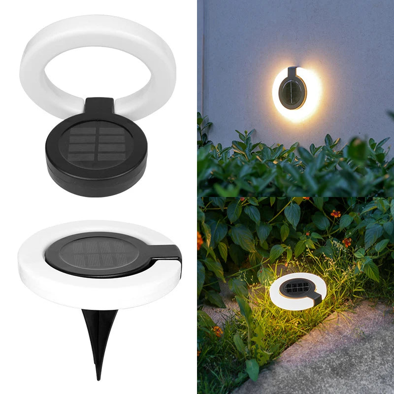 Warm White Solar LED Waterproof Outdoor Lights for Garden & Pathway Walls