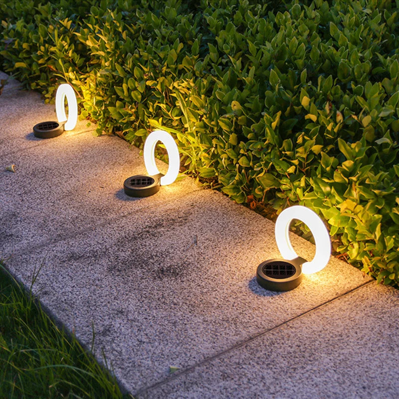 Warm White Solar LED Waterproof Outdoor Lights for Garden & Pathway Walls