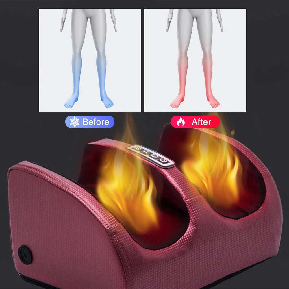 Electric Foot Massager - Heating Therapy Hot