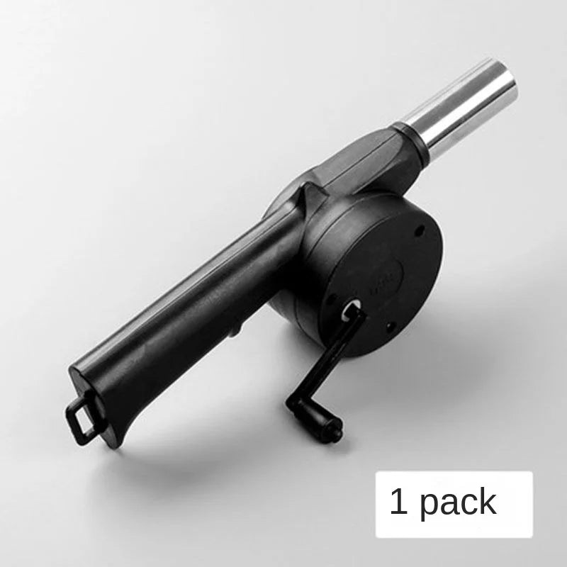 Portable Hand Crank BBQ Blower