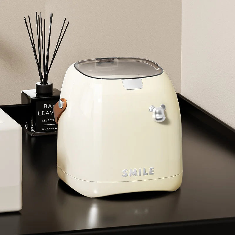 Beishan Luxe 2L Compact Desktop Trash Bin