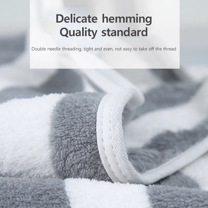 Thick and Soft Absorbent Bath Towel for Home and Facial Care