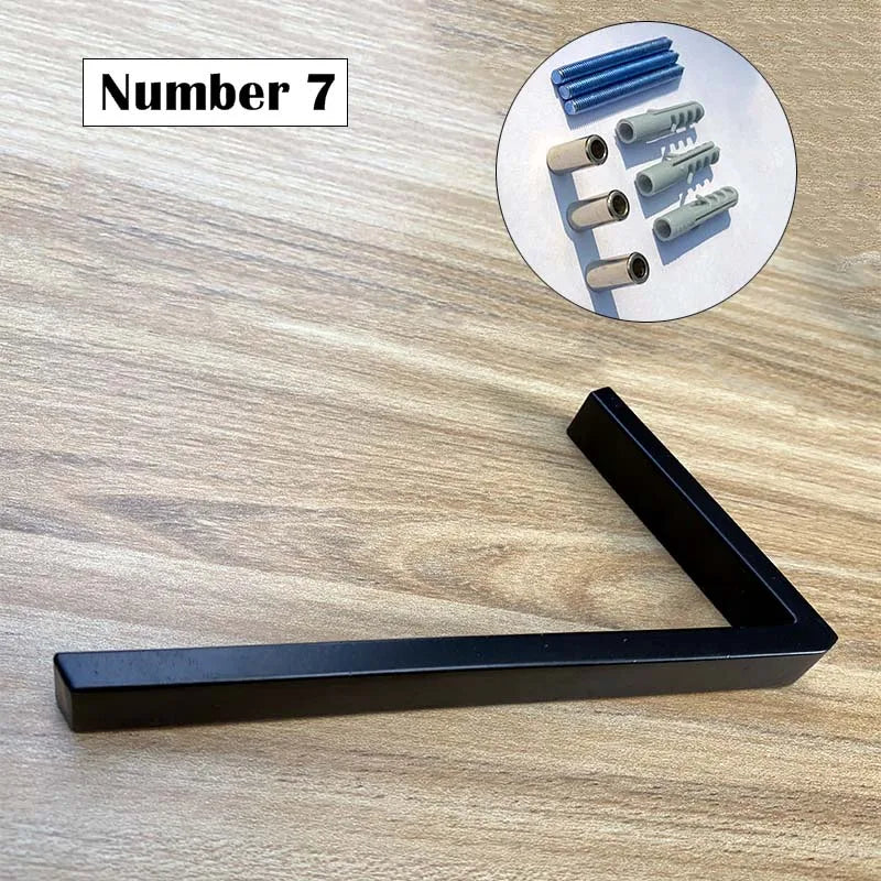 "Modern 125mm Black Metal Floating Address Numbers and Letters – Stylish Outdoor Sign for Home and Mailbox"