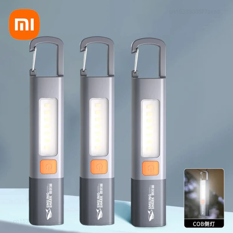 New Xiaomi Portable USB Rechargeable LED Flashlight – Zoomable Torch for Outdoor Adventures