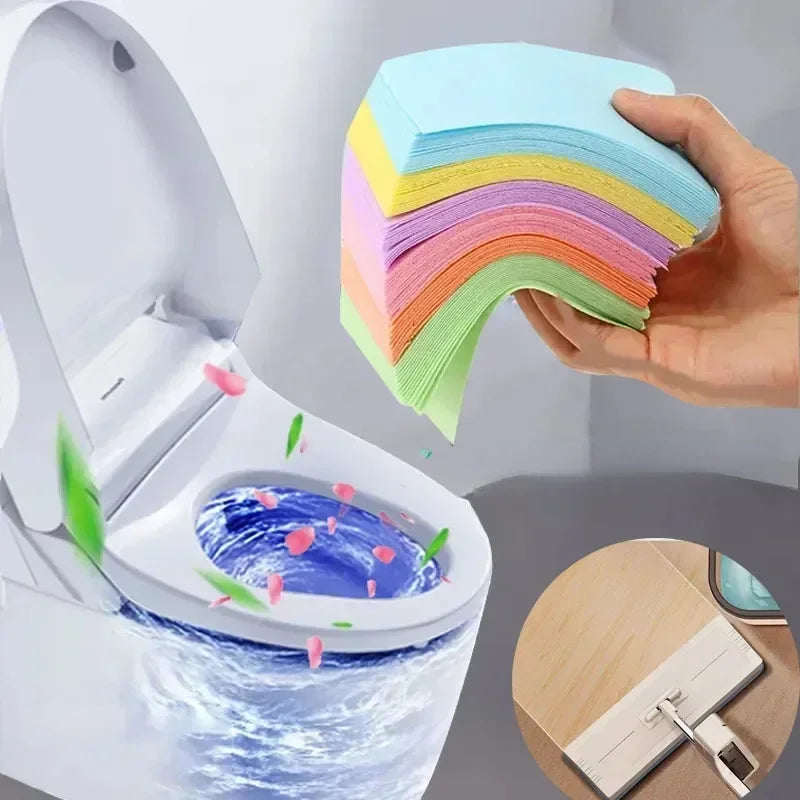 Water-Soluble Floor Cleaner Tablets – Sterilizing and Fragrant for Bathroom, Kitchen, and Toilet