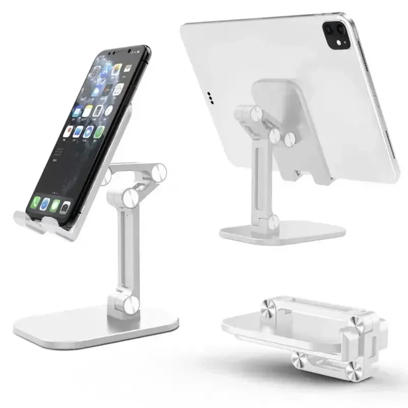 Adjustable Foldable Desk Phone and Tablet Stand – Universal Holder for iPhone, iPad, Xiaomi, and More
