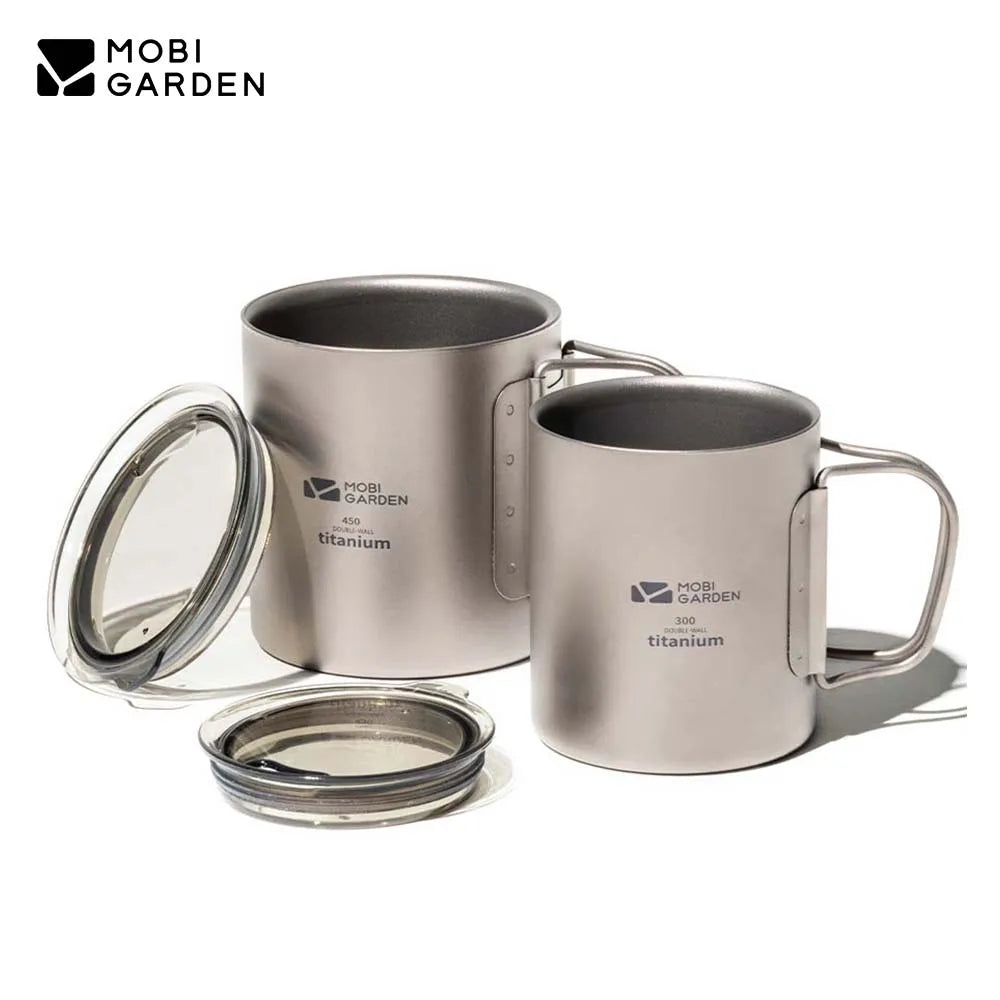 MOBI GARDEN 300ml Titanium Camping Cup