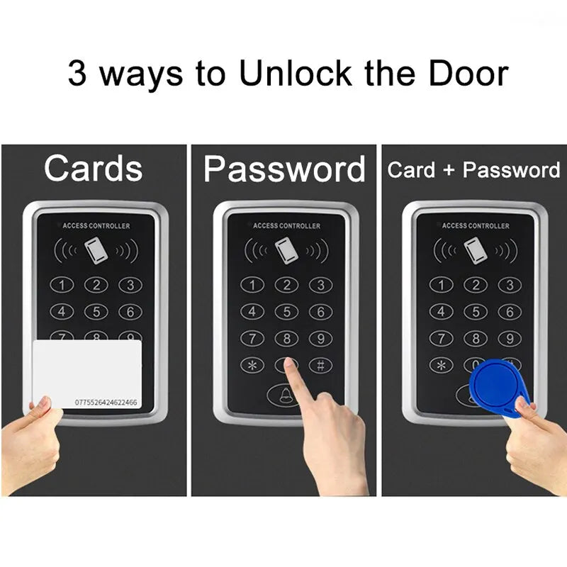 "RFID Door Access Control System with Keypad and 1000-User Support"