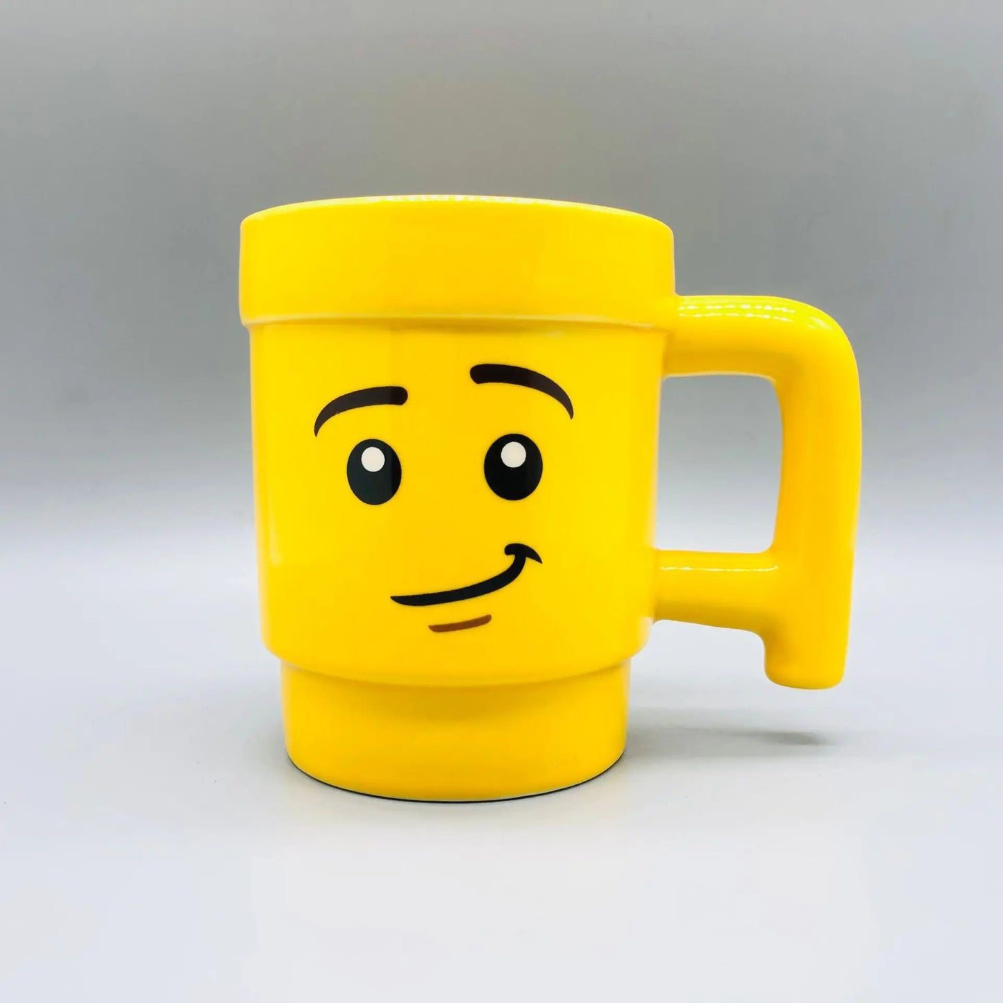 "Cartoon Ceramic Mug 250ml with Cute Impish Expression - Fun Drinkware for Couples, Friends, and Family"