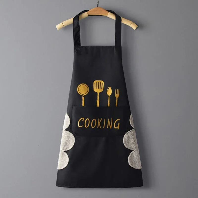Unisex Waterproof & Oil-Proof Apron – Adjustable Cooking and Baking Apron for Men and Women