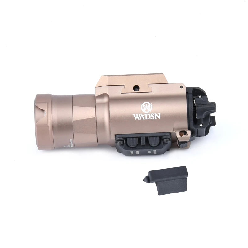 WADSN Tactical LED Weapon Light – Aluminum Rail-Mounted Flashlight for 20mm Picatinny (Surefire X300/X300U Compatible)