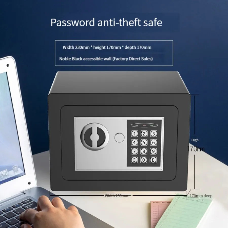 Digital Fireproof Safe Box with Electronic Lock – Secure Storage for Cash and Valuables