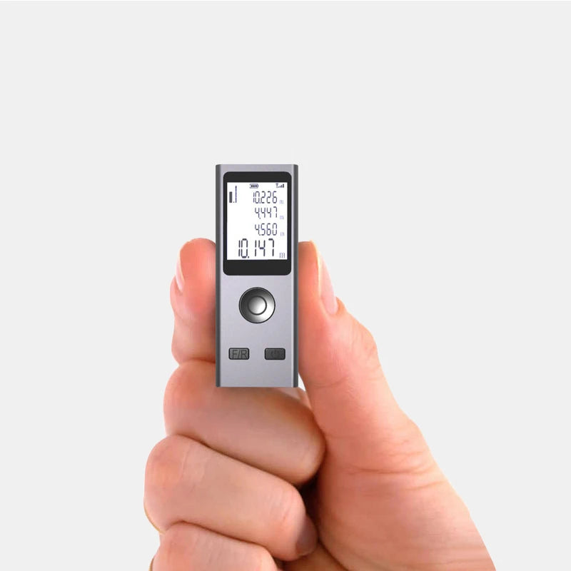 Mini Laser Rangefinder Digital Tape Measure – USB Rechargeable Aluminum Alloy Ruler, 30m/50m Distance