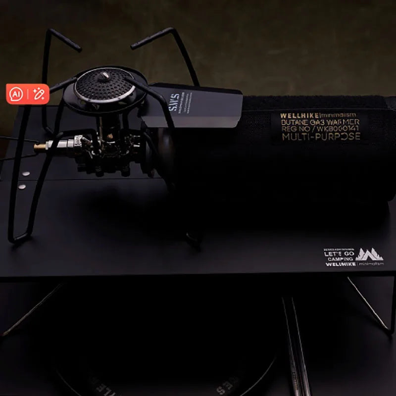 Spider Stove Black Spider Folding Card Stove Camping Tableware