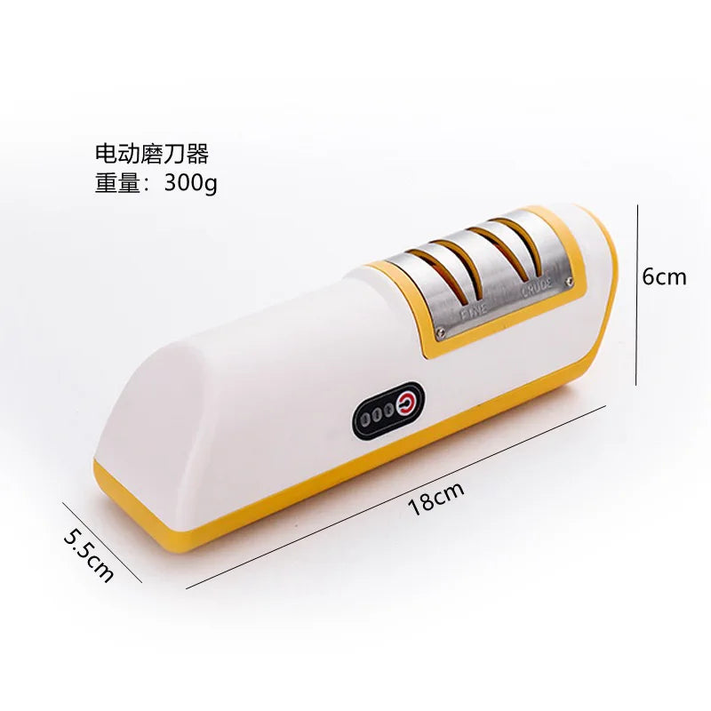 Electric Knife Sharpener – Multifunctional Automatic 4-Gear Professional Kitchen Knife Sharpener