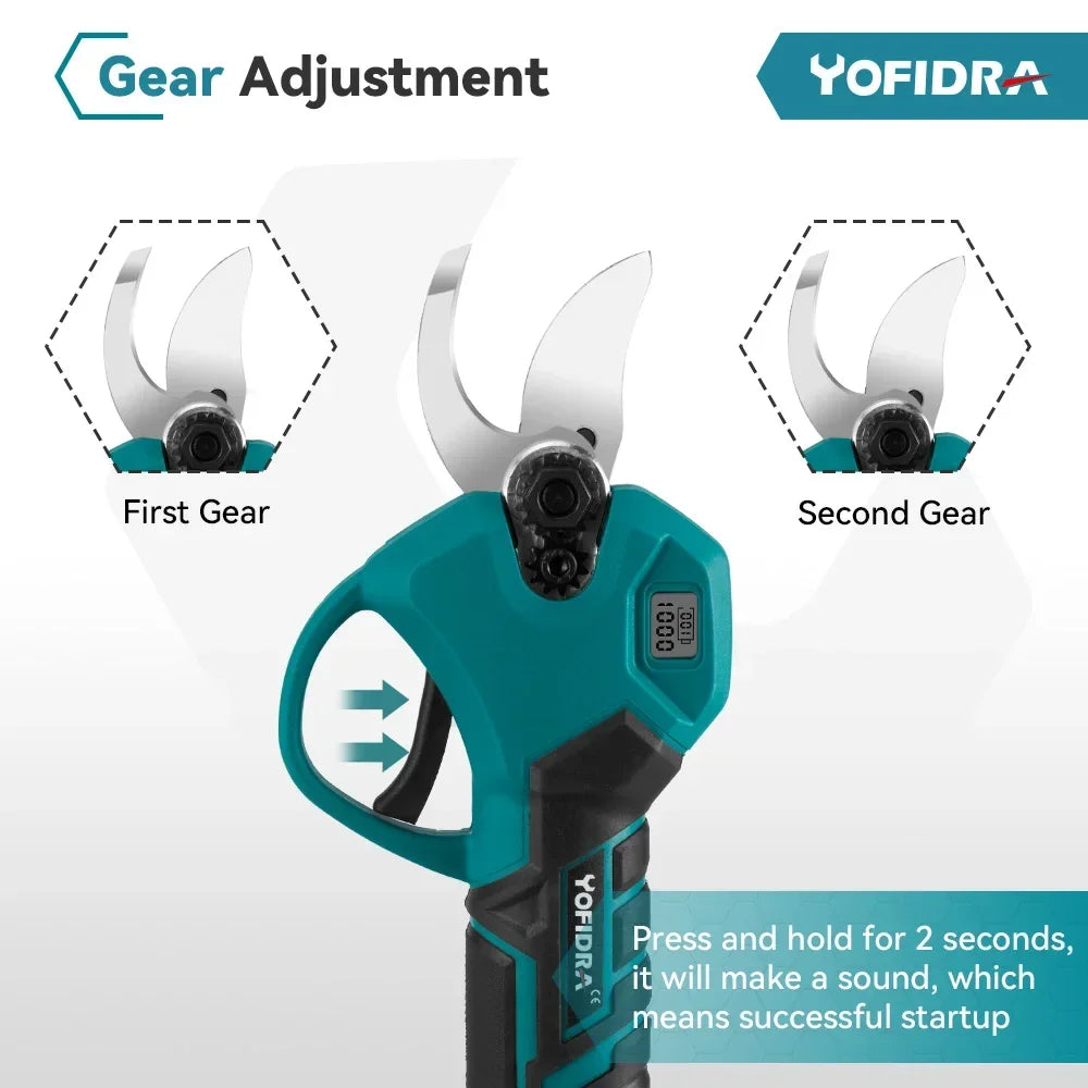 Yofidra 30mm Brushless Electric Pruner Shear
