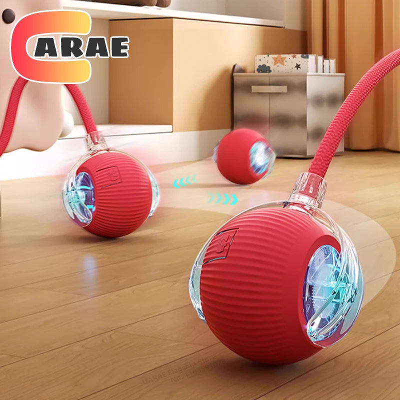 Rechargeable Interactive Cat Ball Toy – Smart Rolling Mouse with Tail