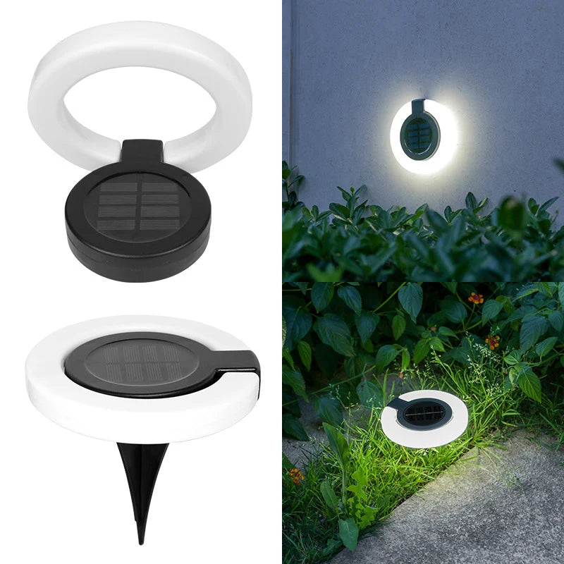 Warm White Solar LED Waterproof Outdoor Lights for Garden & Pathway Walls