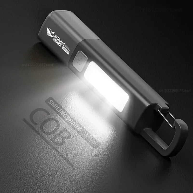 Xiaomi SMILING SHARK Outdoor Flashlight – Portable, Powerful, and Focus Adjustable