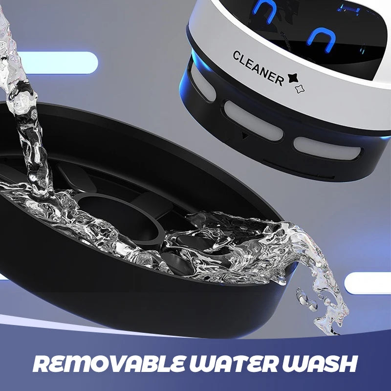 Mini Desktop Vacuum Cleaner – Rechargeable Keyboard & Dust Cleaner with Automatic Dust Extraction