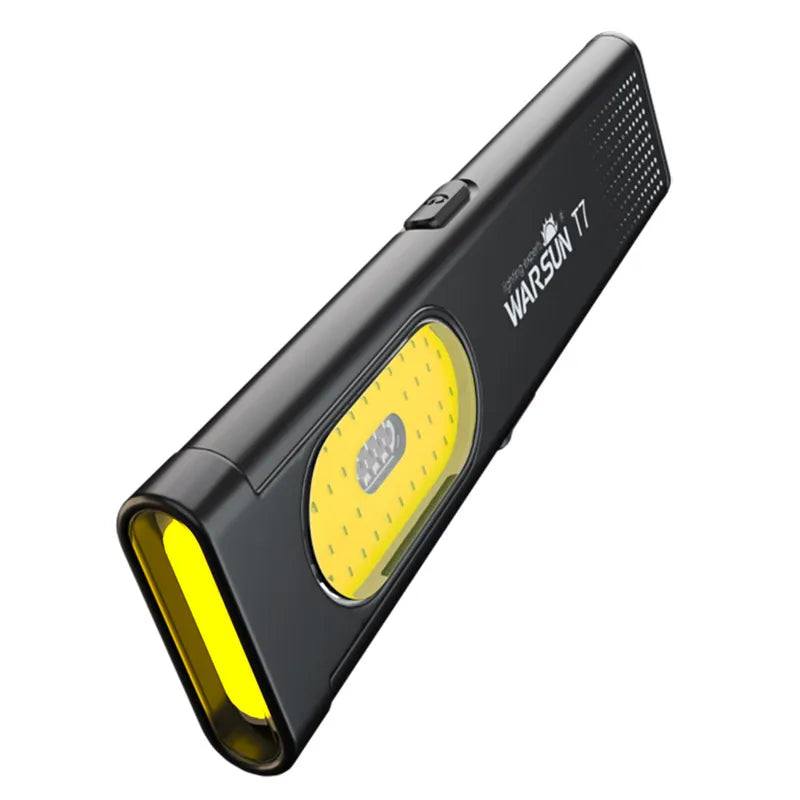Warsun USB-C Rechargeable LED Keychain Flashlight – 600Lm Mini Torch with Magnet