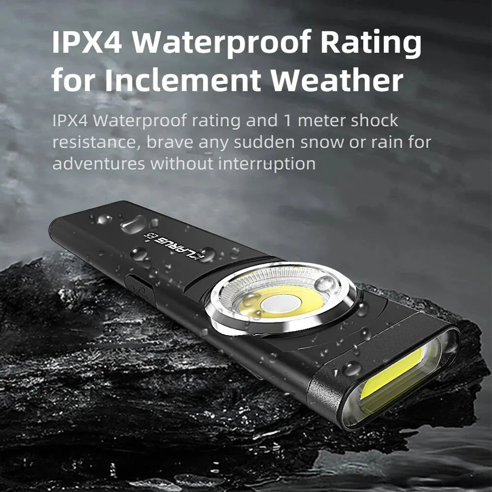 KLARUS E5 Compact LED Flashlight - Rechargeable, Waterproof, with Multiple Light Modes