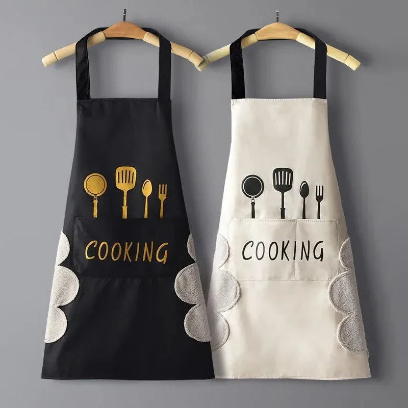 Unisex Waterproof & Oil-Proof Apron – Adjustable Cooking and Baking Apron for Men and Women