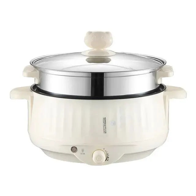 CookEase Duo: 220V Multi-Layer Electric Pot for 1-2 People