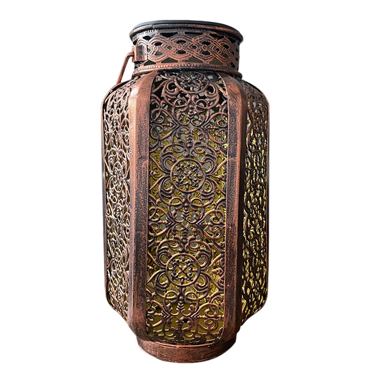 Retro Solar LED Hanging Lantern