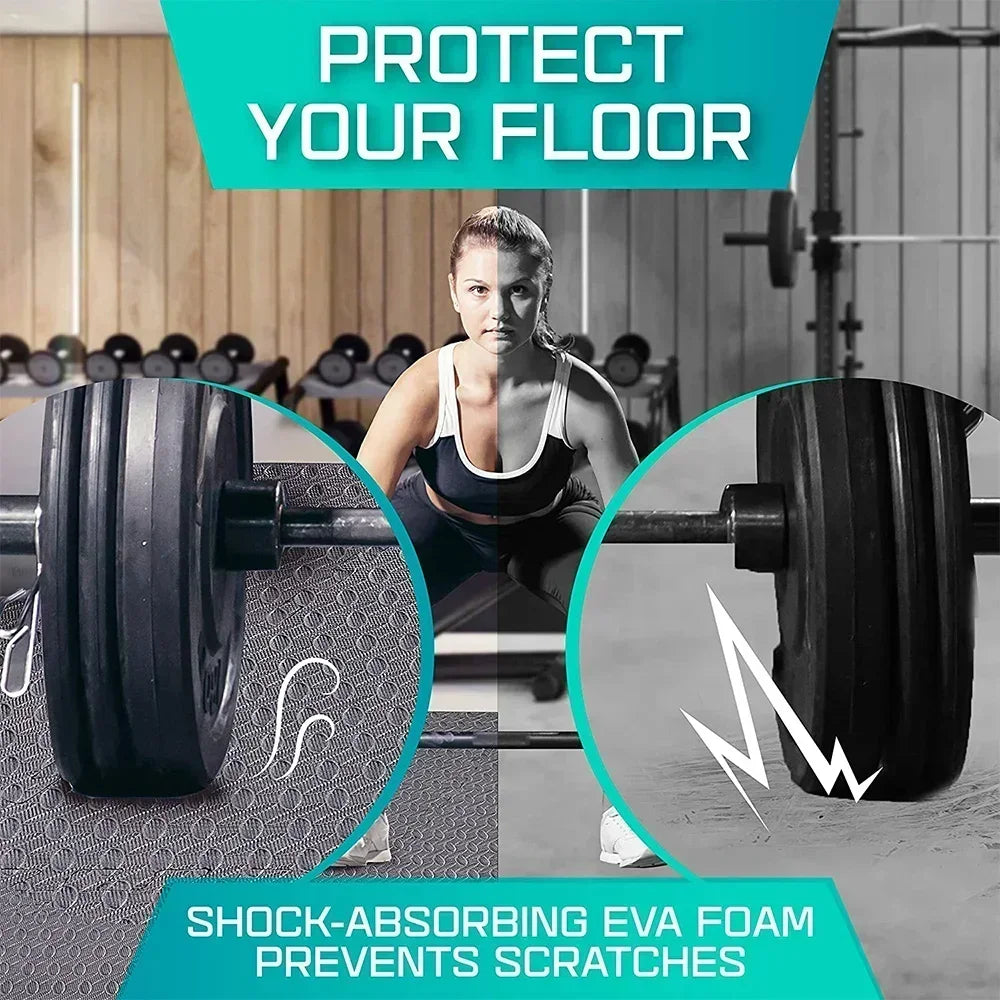 Eva Foam Interlocking Anti-Slip Mats for Home Workout, Gym, and Play Area – 4-20 Pcs