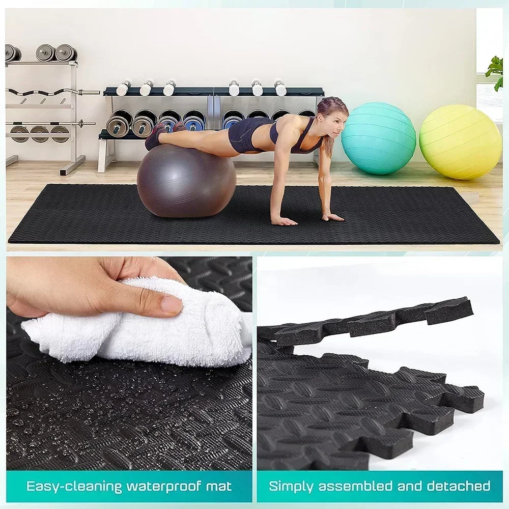 Eva Foam Interlocking Anti-Slip Mats for Home Workout, Gym, and Play Area – 4-20 Pcs