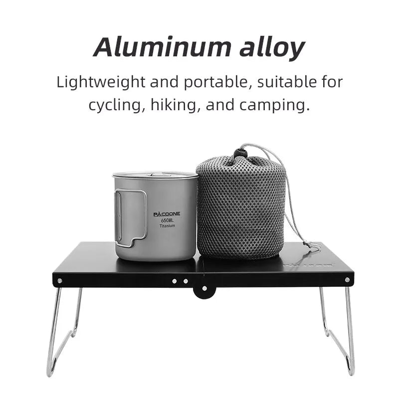 Portable Foldable Camping Table – Ultralight Mini Coffee Table for Outdoor Hiking & Picnic
