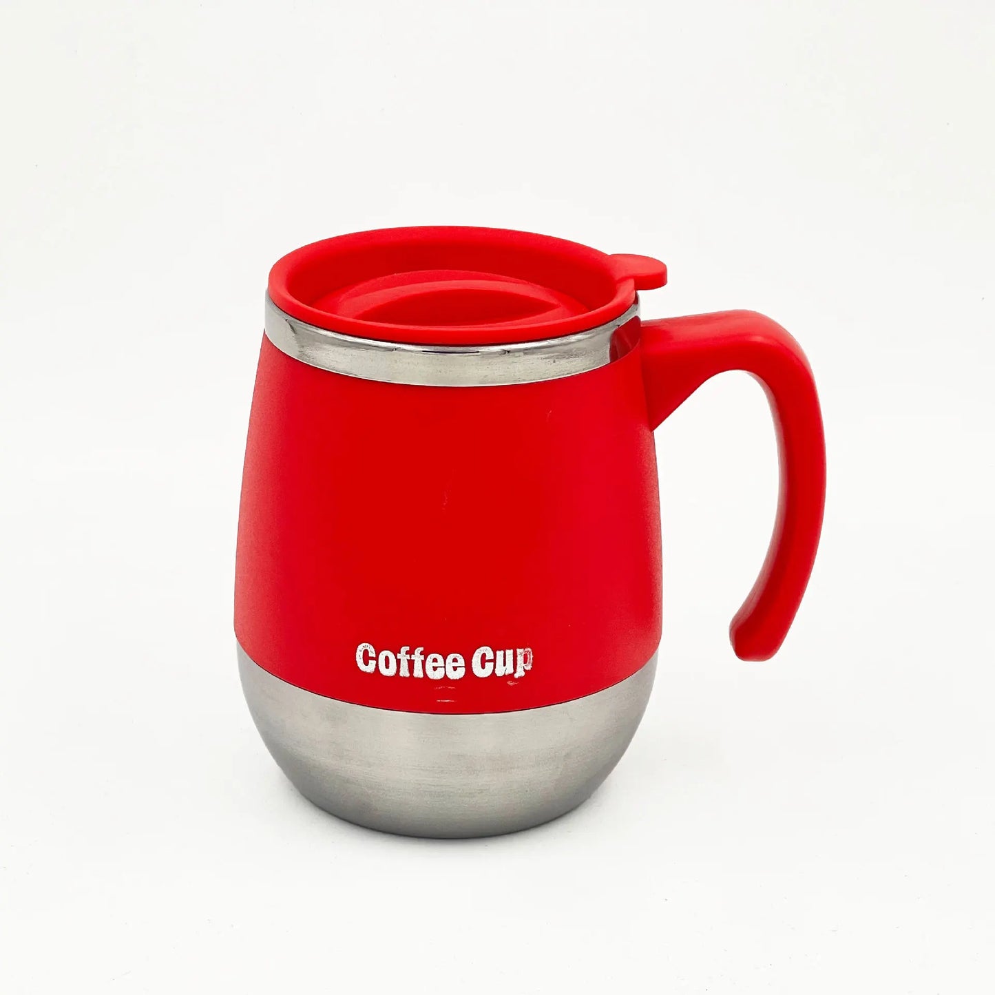 Insulated Stainless Steel Coffee Mug with Lid – Double-Wall Vacuum Thermal Cup for Hot & Cold Drinks, Ideal for Home and Travel