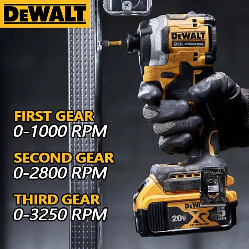 DeWalt DCD805 & DCF850 Brushless Impact Drill and Driver Combo Kit with Lithium-Ion Batteries