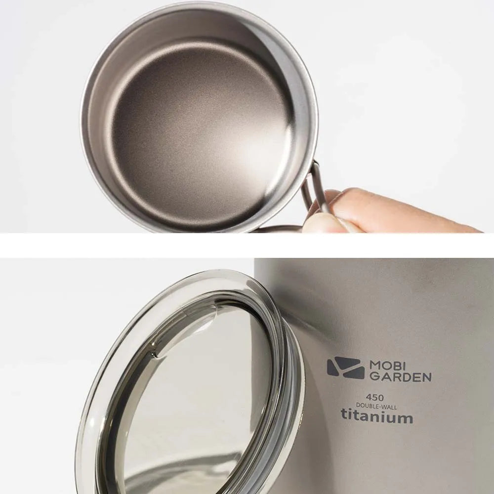 MOBI GARDEN 300ml Titanium Camping Cup