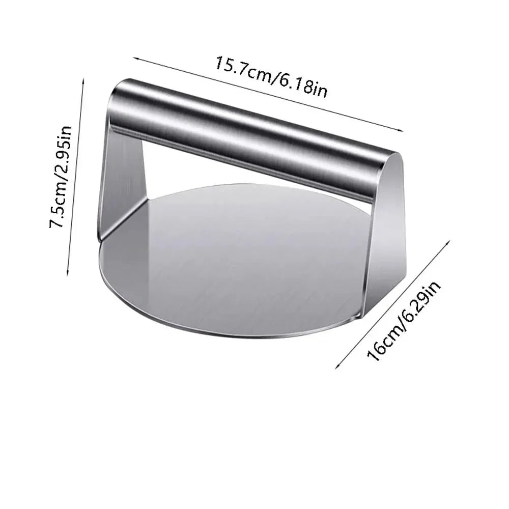 Stainless Steel Hamburger Press - Meat Pie Maker Kitchen Gadget