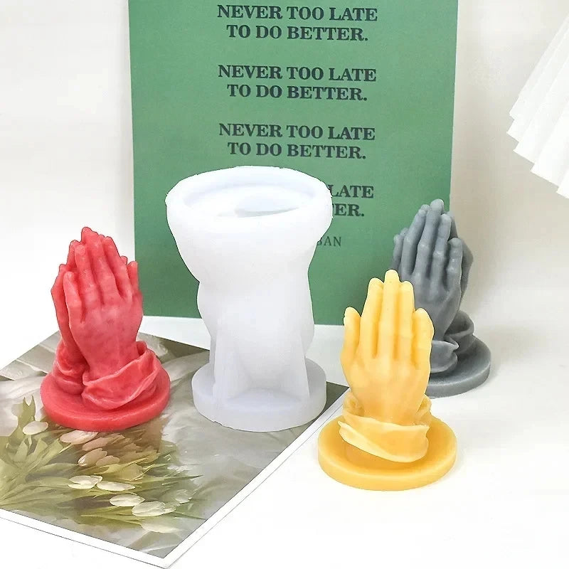 Middle Finger Silicone Mold – Creative Candle, Soap, and Resin Craft Mold for DIY Projects