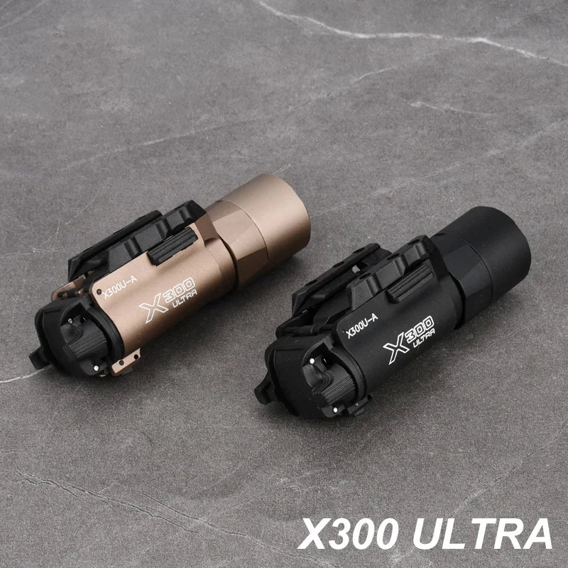 WADSN Tactical LED Weapon Light – Aluminum Rail-Mounted Flashlight for 20mm Picatinny (Surefire X300/X300U Compatible)